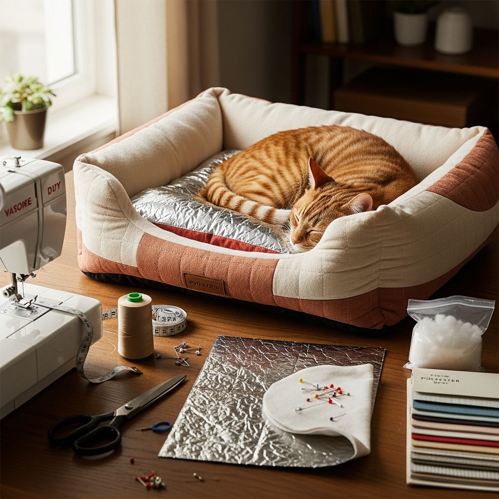 DIY Self-Warming Cat Beds: 5 Cozy Designs For Your Cat Discover simple homemade self-warming cat beds using everyday materials to keep your feline cozy without breaking the bank.