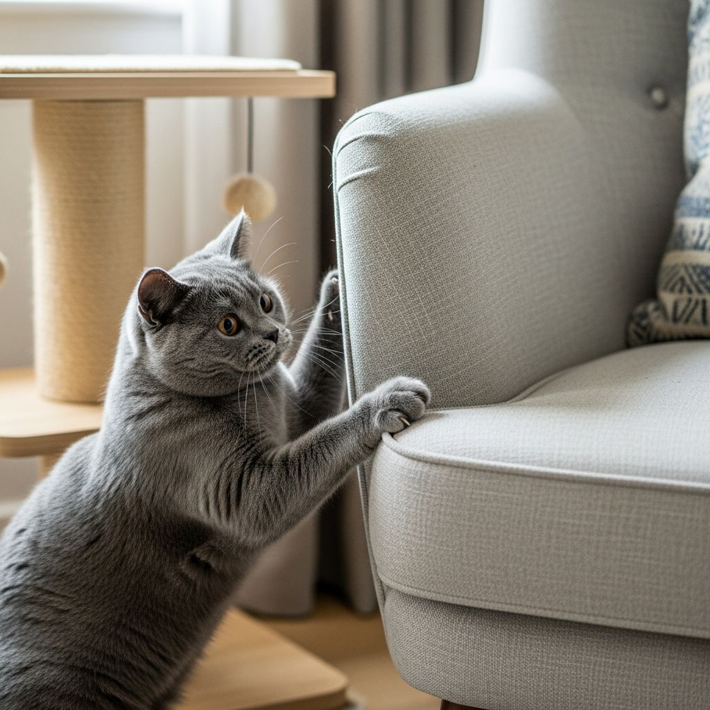 Do British Shorthair Cats Scratch Furniture? Vet-verified facts on why British Shorthair cats scratch furniture and proven strategies to protect your home.