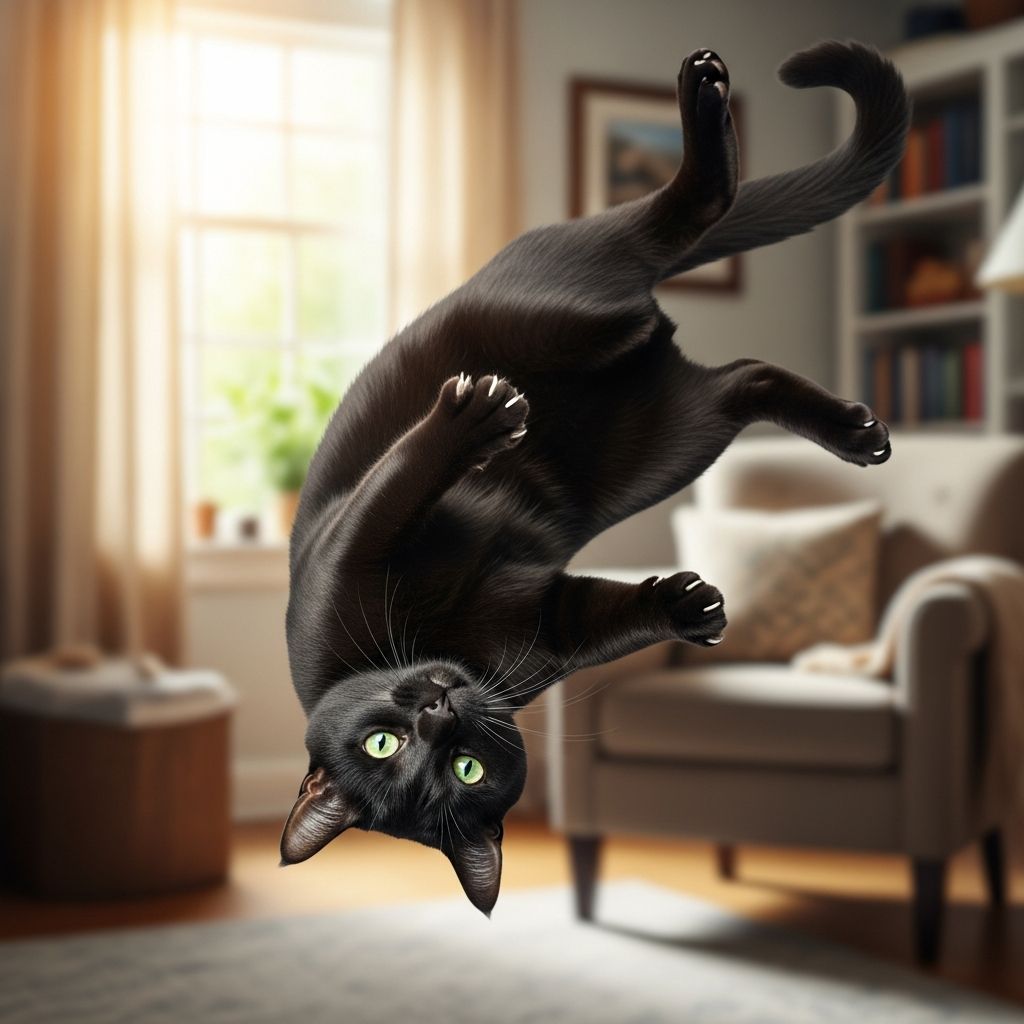 Do Cats Always Land On Their Feet? What Science Reveals Exploring the science behind feline agility and the righting reflex.
