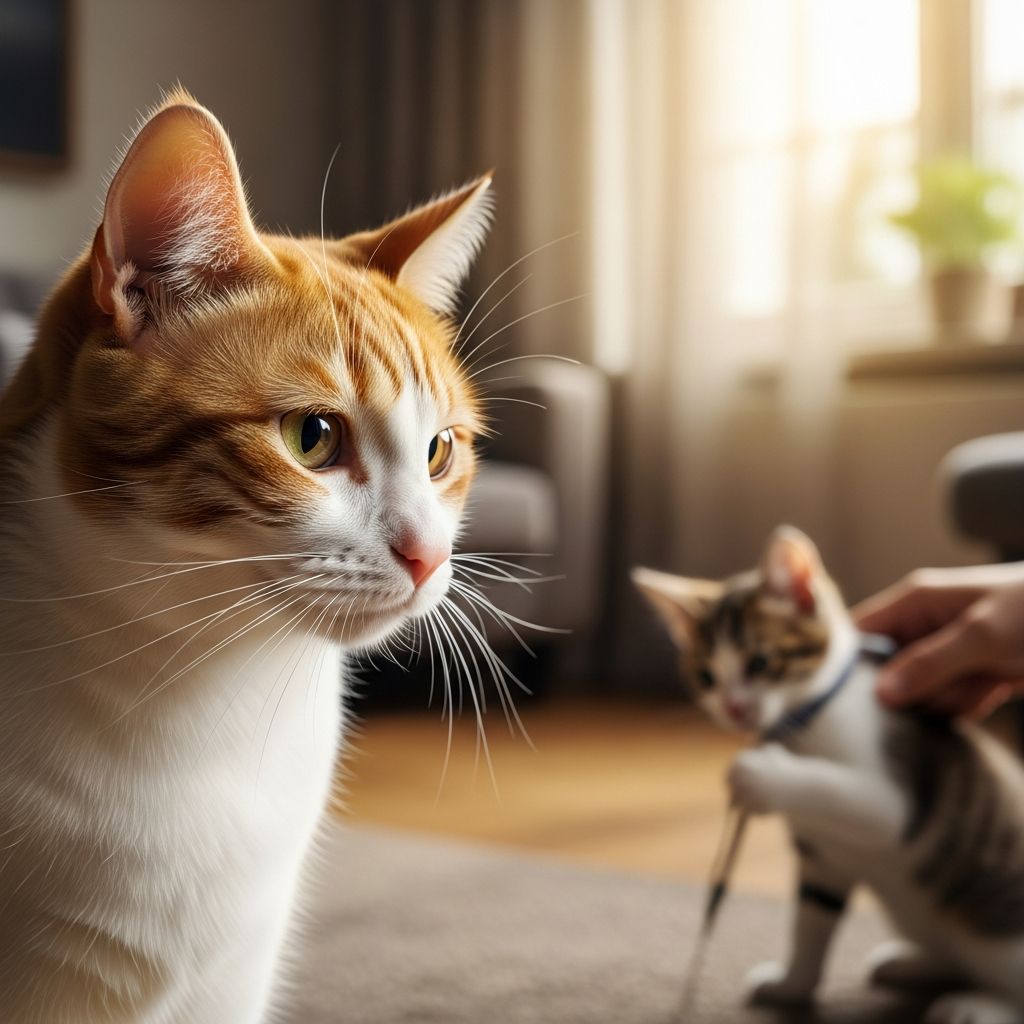 Explore the complex emotions behind cat jealousy and learn how to manage your feline's behavioral changes.