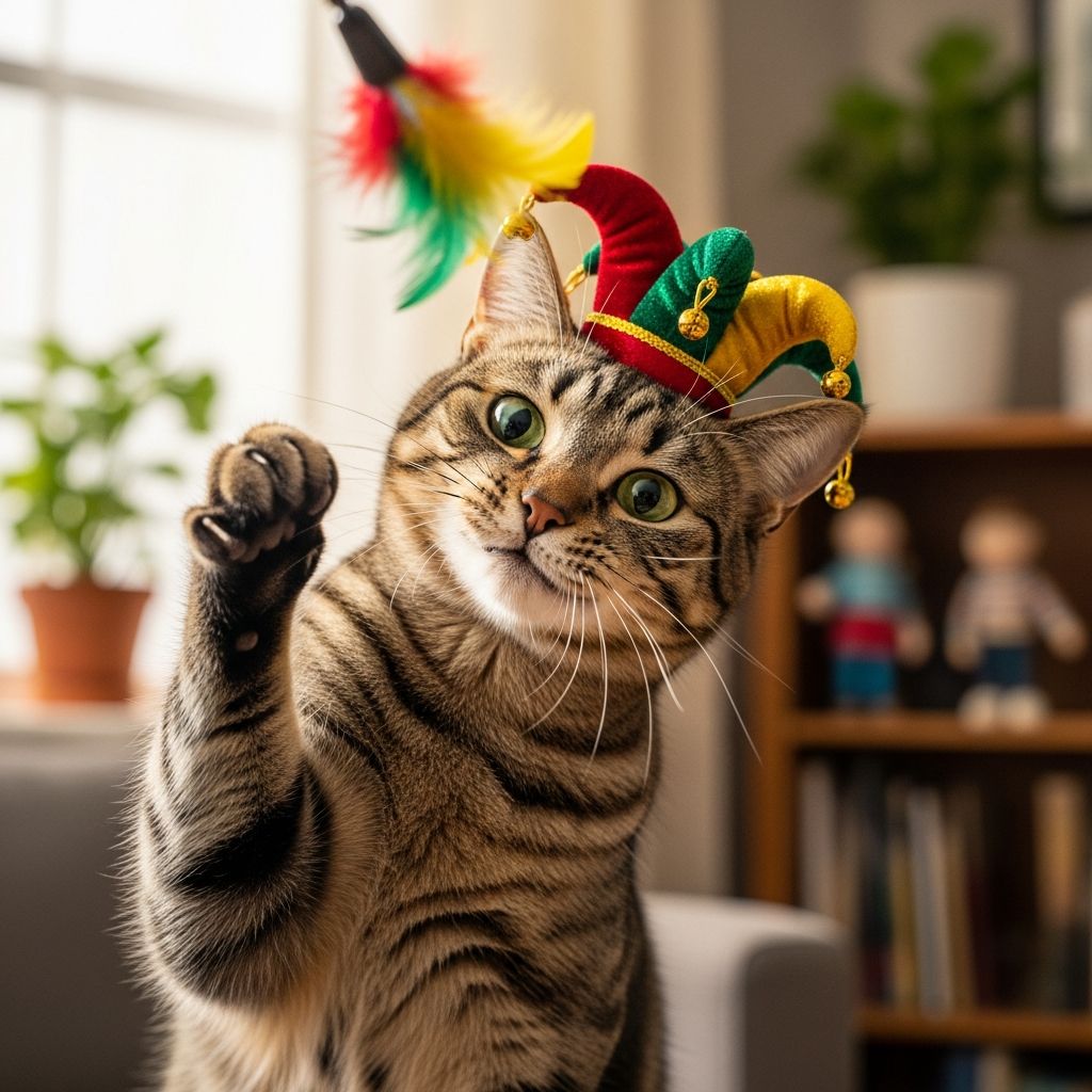 Exploring if cats truly possess humor through Olga's hilarious antics and scientific insights into feline playfulness.