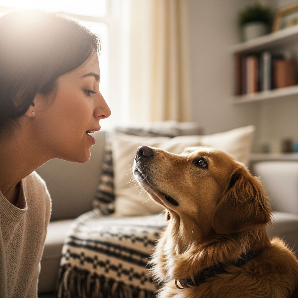 Discover what science says about baby talk, how your tone affects your dog, and the best way to use that high-pitched voice they love.
