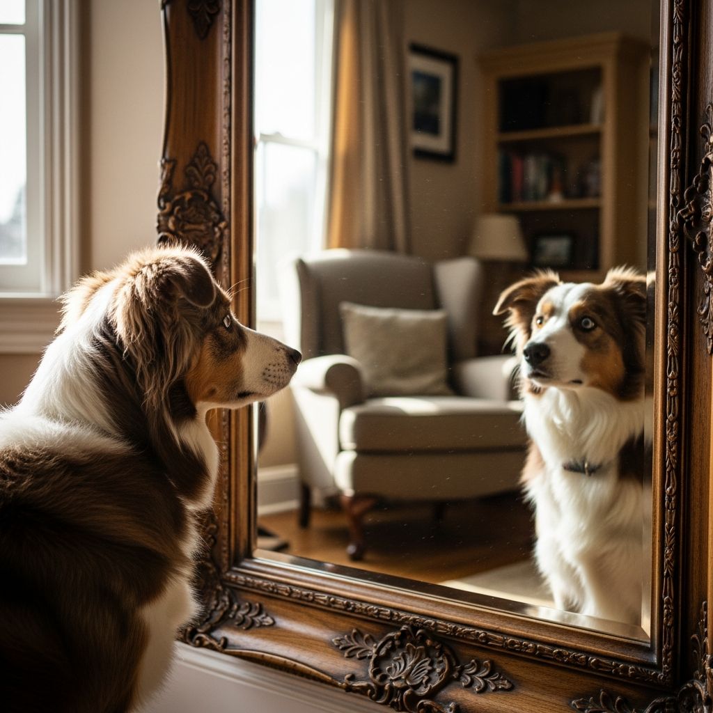 Do Dogs Recognize Themselves in the Mirror? Explore what dogs really see in the mirror, what science says about canine self-recognition, and how mirrors affect your dog’s daily life.