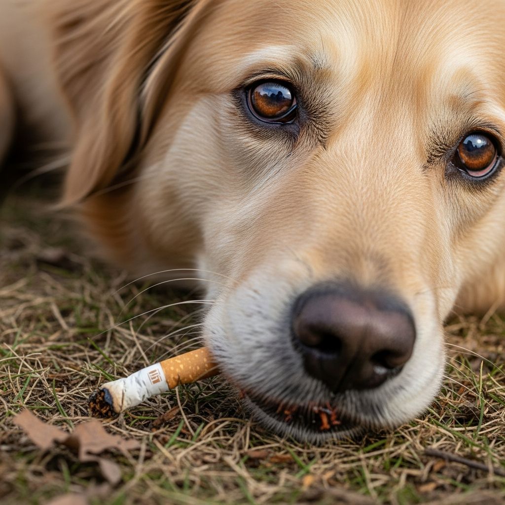 Dog Ate Cigarette Butt: Immediate Steps, Risks & Treatment Discover the serious dangers of nicotine poisoning in dogs from eating cigarette butts and learn vital steps for immediate action and prevention.