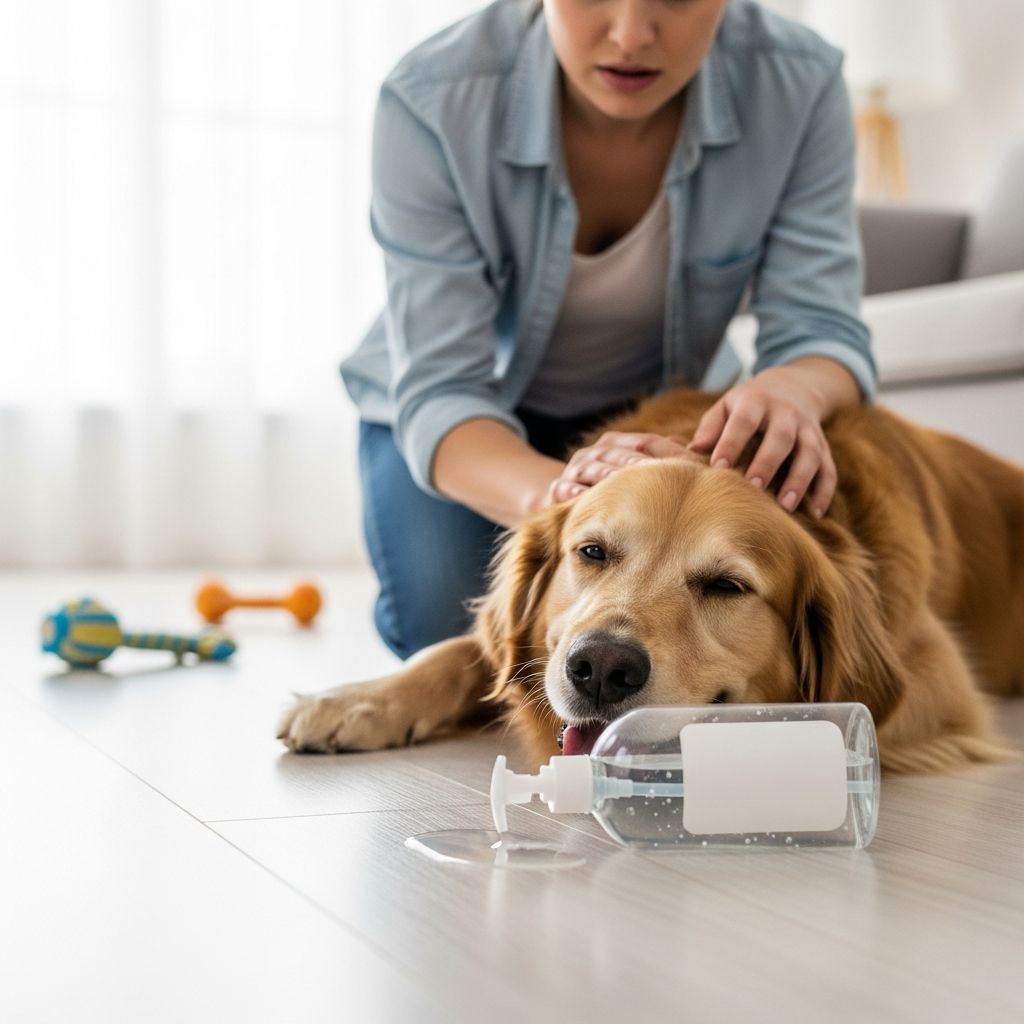 Dog Ate Hand Sanitizer: Risks and Response Guide Discover the dangers of hand sanitizer for dogs, recognize poisoning signs, and learn vital steps for immediate action to protect your pet.