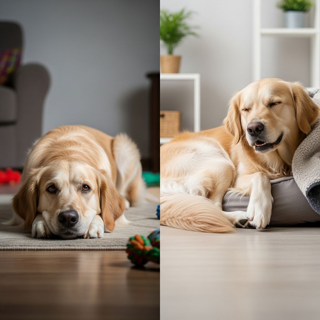 Dog Boredom vs Relaxation: Body Language Signs Learn to distinguish between a relaxed dog and a bored one using body language cues.