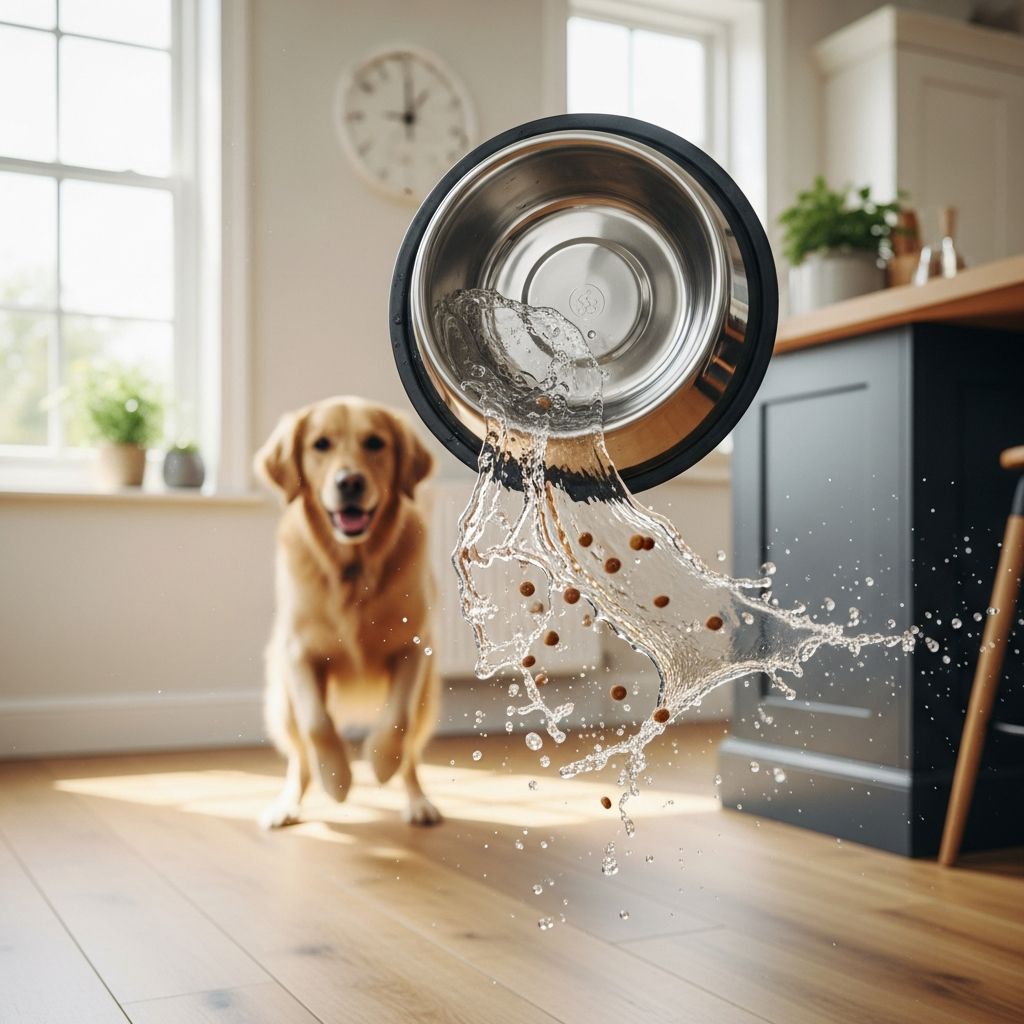 Dog Bowl Flipping: 5 Proven Fixes To Stop The Mess Discover why your dog overturns their food bowl and learn practical steps to stop this messy habit for a peaceful mealtime.