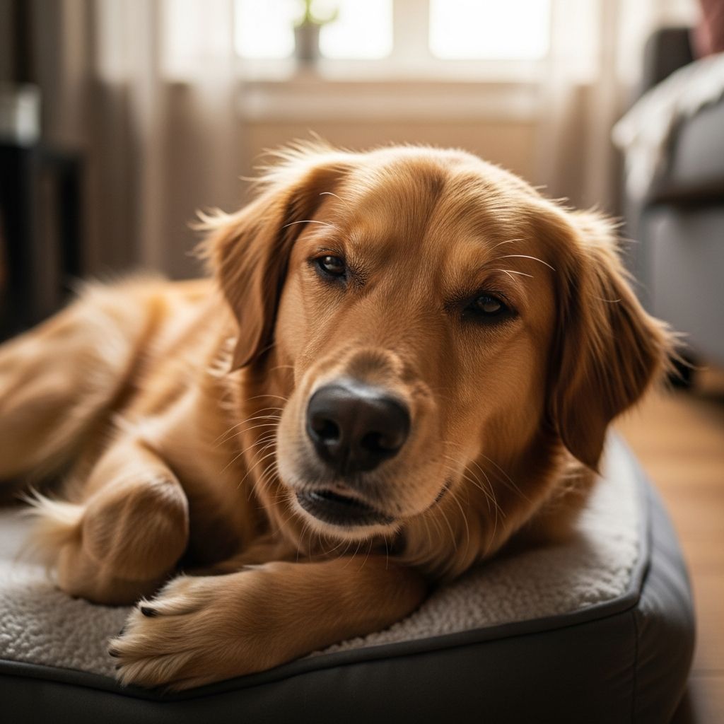 Dog Groaning When Lying Down: Causes and Solutions Discover why your dog groans when settling down and learn how to distinguish between harmless habits and signs of health issues requiring vet attention.