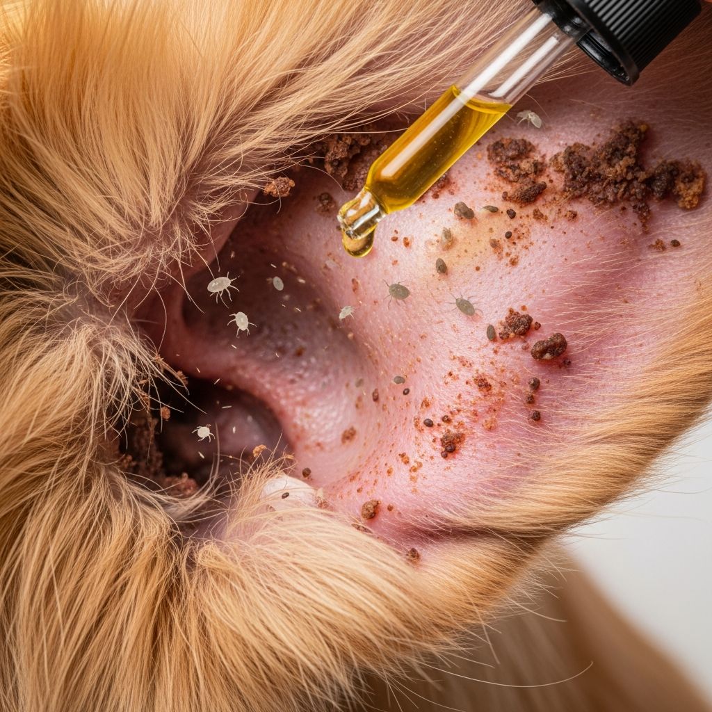 Discover safe, natural home remedies for treating ear mites in dogs and when to seek vet care.