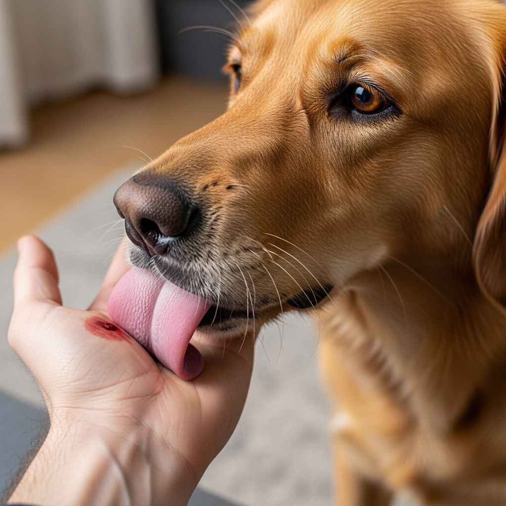 Dog Licks Human Blood: Risks, Infections, Prevention Discover the serious health risks when dogs lick human blood or wounds, from bacterial infections to life-threatening sepsis.