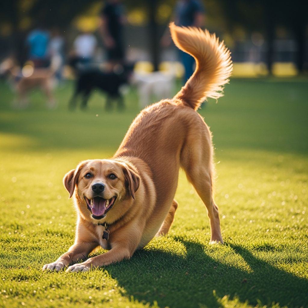 Dog Play Bow: What It Means & When to Worry Decode your dog's play bow: the ultimate signal of fun, trust, and canine communication that keeps play safe and joyful.