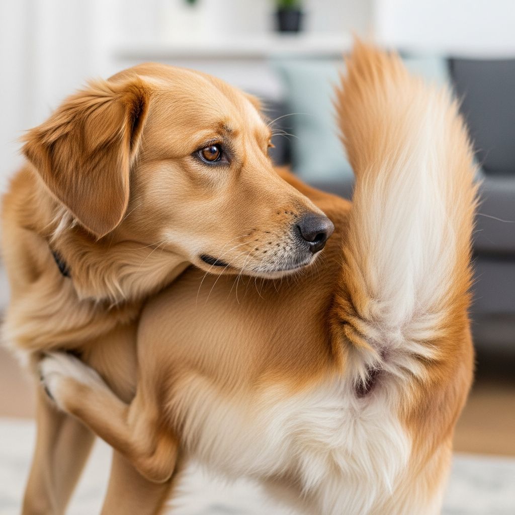 Why Does My Dog Scratch Their Tail and Rump? Understanding common causes of tail and rump scratching in dogs and when to see a vet.