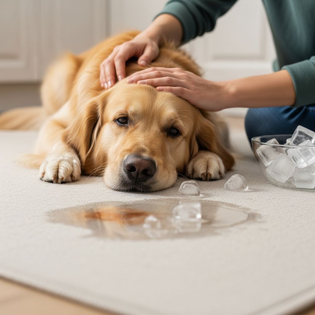Dog Vomiting After Ice: Causes and Solutions Discover why dogs vomit after eating ice, from cold shock to toxins, and learn safe cooling tips for your pet.