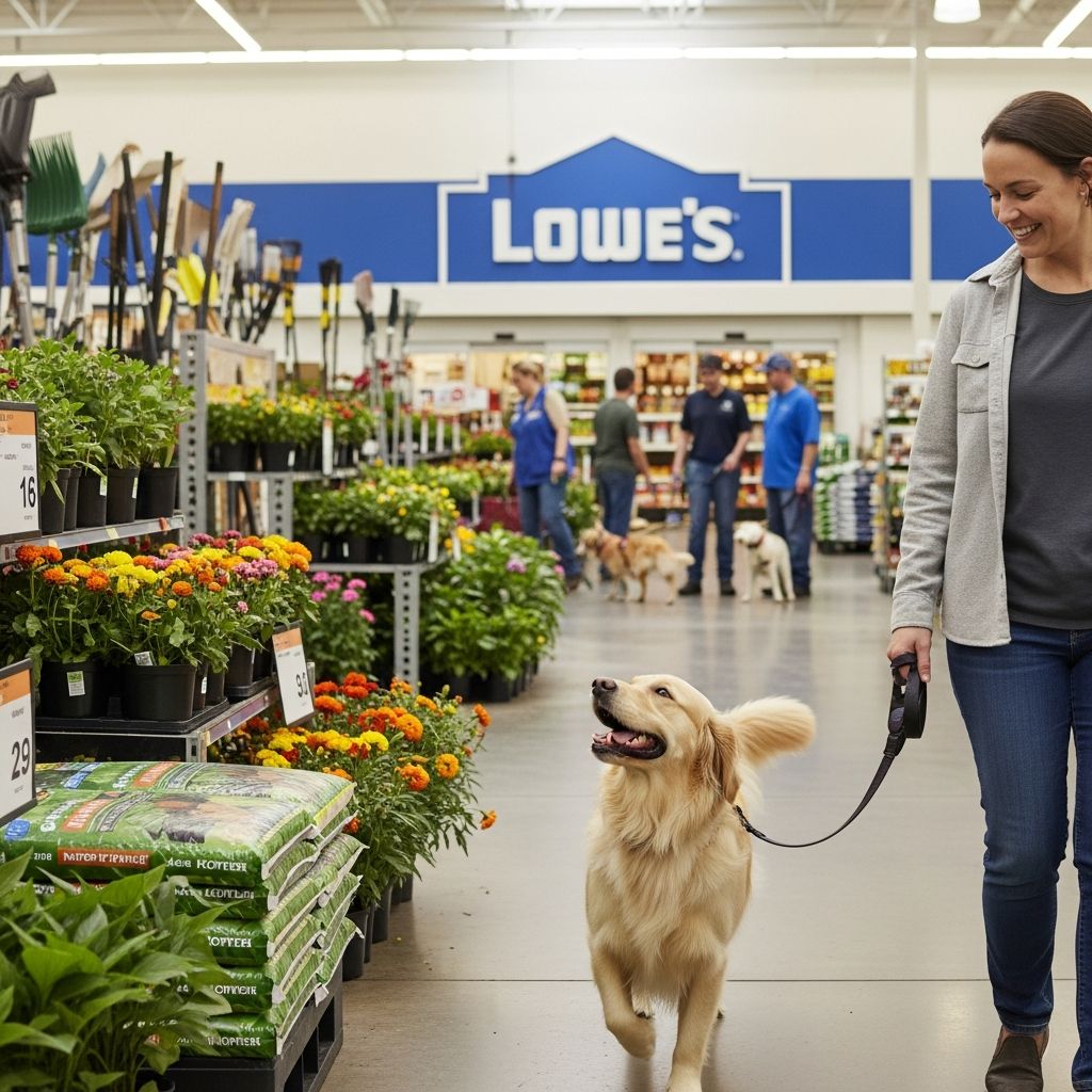 Canine Companions at Lowe’s: Pet Policy Guide Discover Lowe's welcoming stance on dogs, from service animals to everyday pets, with tips for smooth shopping trips.