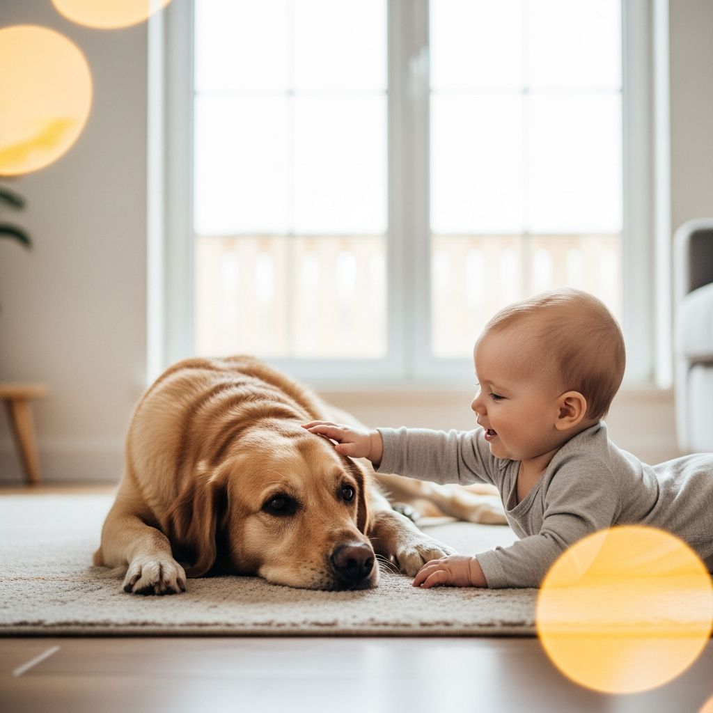 Dogs And Babies: Comprehensive Guide For Safe Introductions Essential guide to safely introducing your dog to your new baby and fostering a harmonious household.