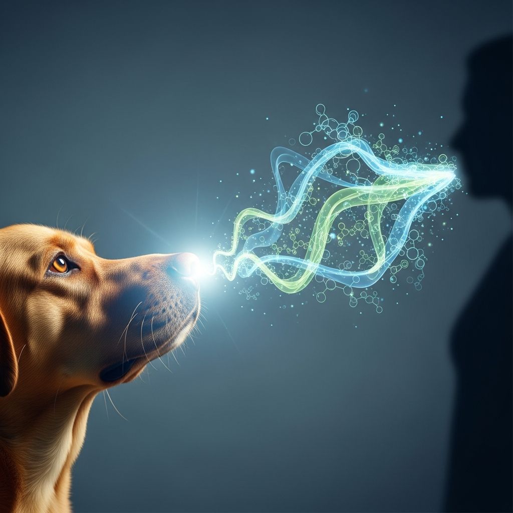 Dogs Detecting Human Pheromones: What You Need To Know Discover how dogs' incredible noses pick up human pheromones, emotions, and chemical signals for deeper bonds and practical uses.