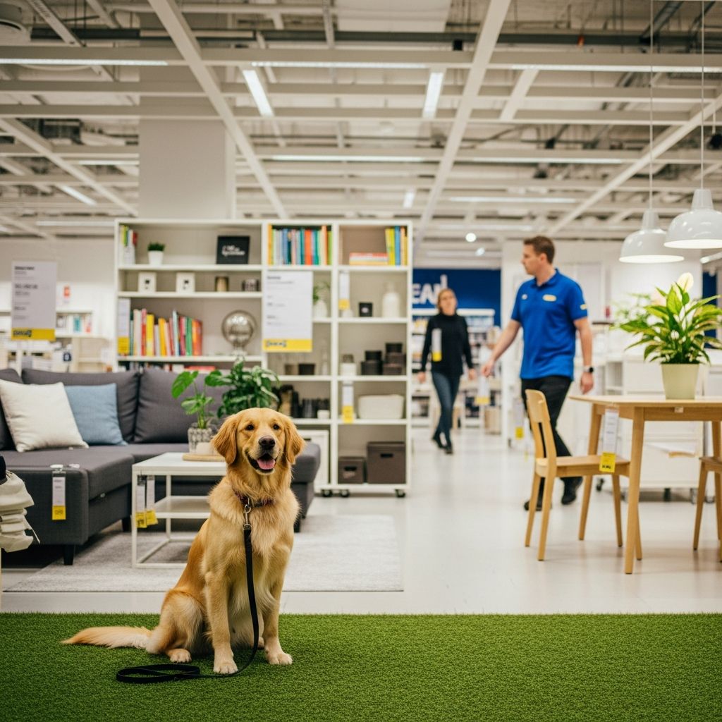 Navigate IKEA's rules for bringing dogs: service animals welcome in US, pet policies vary worldwide.