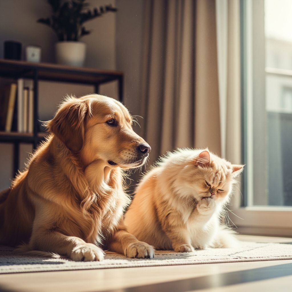 Discover the best dog breeds for harmonious multi-pet homes where felines and canines coexist peacefully as family members.