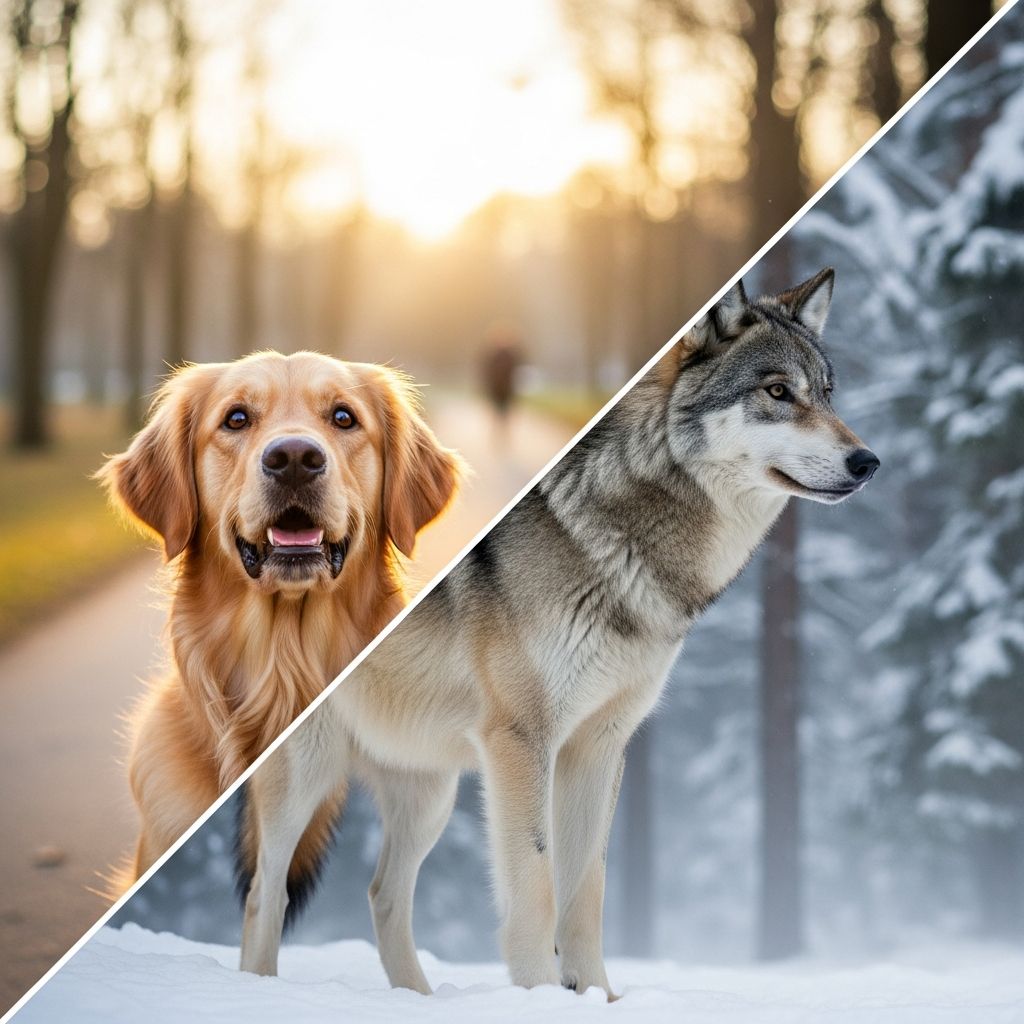 Dogs vs Wolves: Who Holds the Intelligence Edge? Unraveling the cognitive showdown between domesticated dogs and their wild wolf ancestors through science-backed experiments.