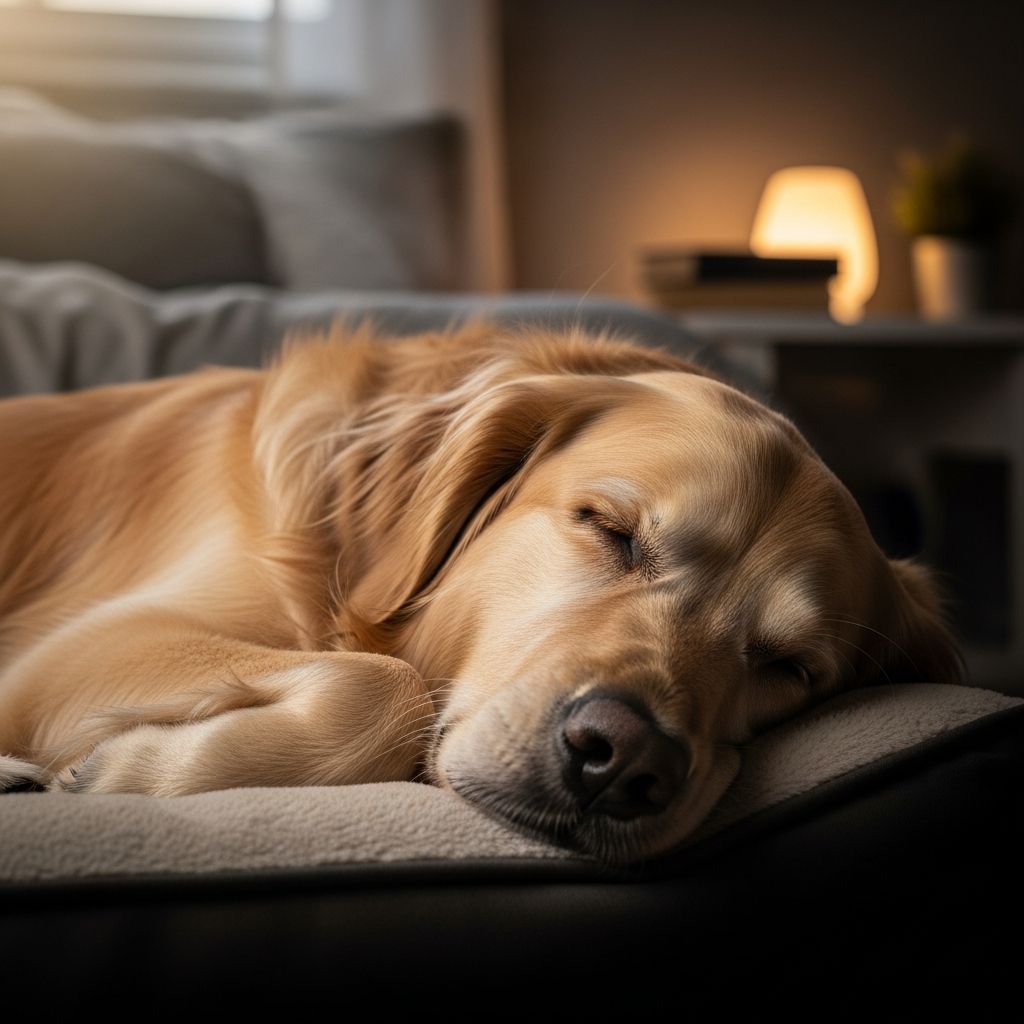 Dogs Worry at Night: Study Reveals Sleep Secrets New research uncovers how daytime stress keeps dogs awake at night, mirroring human sleep patterns and offering tips for better rest.