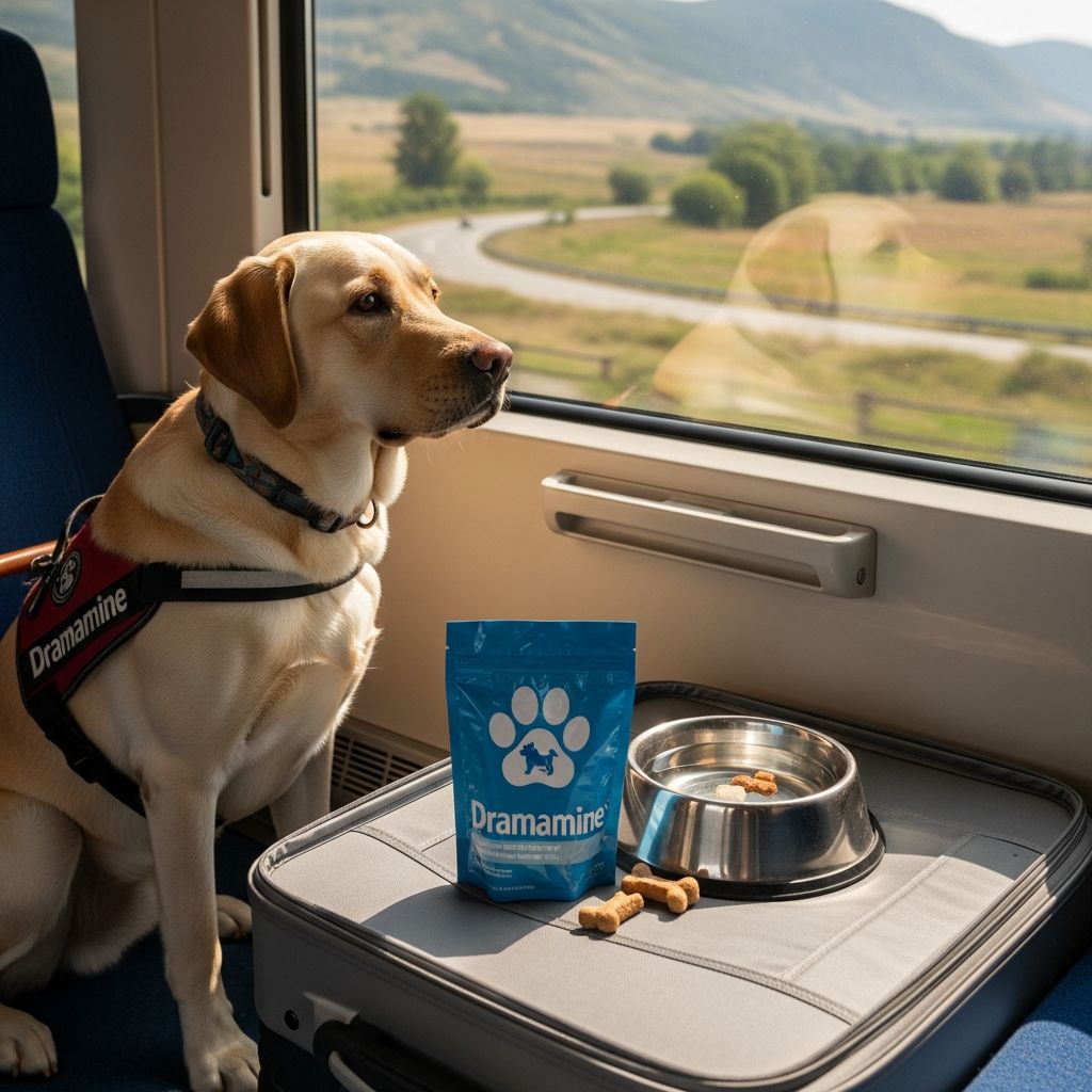 Dramamine For Dogs: 4 Safe Uses, Dosage & Side Effects Discover how Dramamine helps dogs with motion sickness, proper dosing, risks, and safer alternatives for worry-free travel.