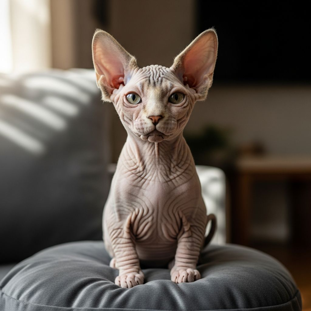 Dwelf Cat Breed Guide: Expert Care & Temperament Tips Discover the enchanting Dwelf cat: a hairless, short-legged feline with curled ears and a playful spirit that's capturing hearts worldwide.