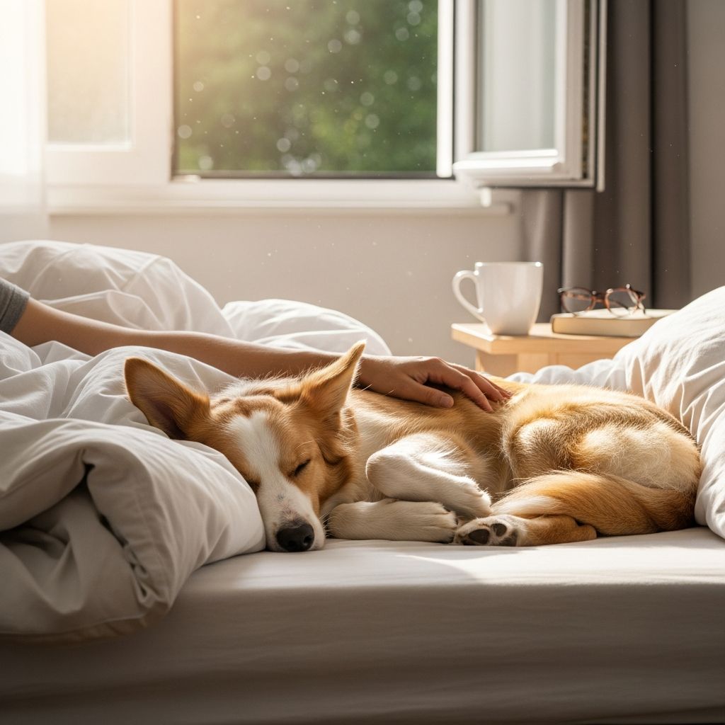 The Effects of Letting Your Dog Sleep in Your Bed Explore the real pros and cons of sharing your bed with your dog, from sleep quality to behavior, health, and emotional bonding.