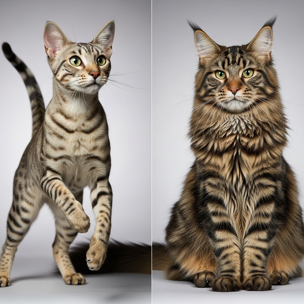 Egyptian Mau vs Maine Coon: Breed Comparison Discover the key differences between the agile Egyptian Mau and the majestic Maine Coon to find your perfect feline companion.