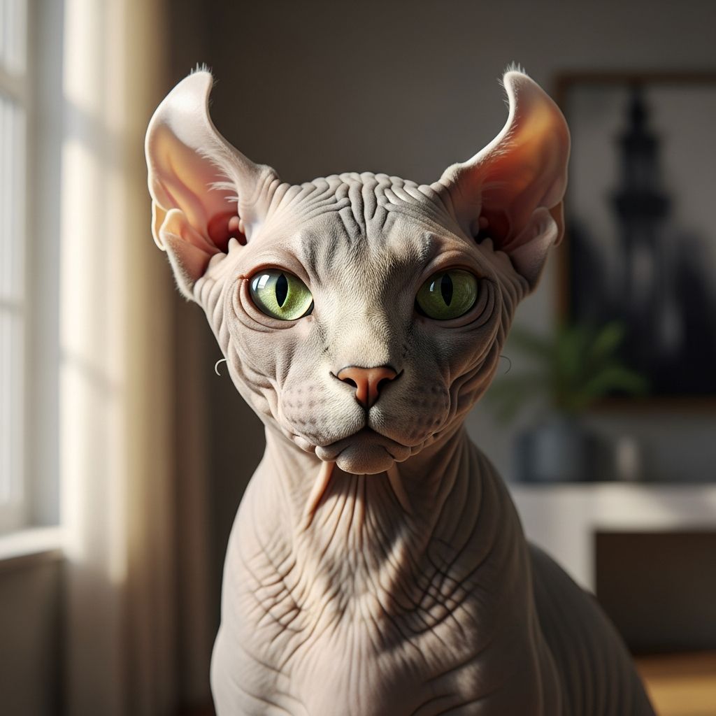 Elf Cat Breed: Complete Guide to Care & Characteristics Discover the enchanting Elf cat: a rare hairless breed with curled ears and a loving personality.