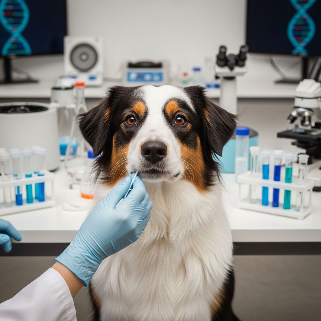 English Shepherd DNA Test for Genetic Blindness Discover how DNA testing can eliminate progressive retinal atrophy (PRA) in English Shepherds, preventing inherited blindness in future generations.