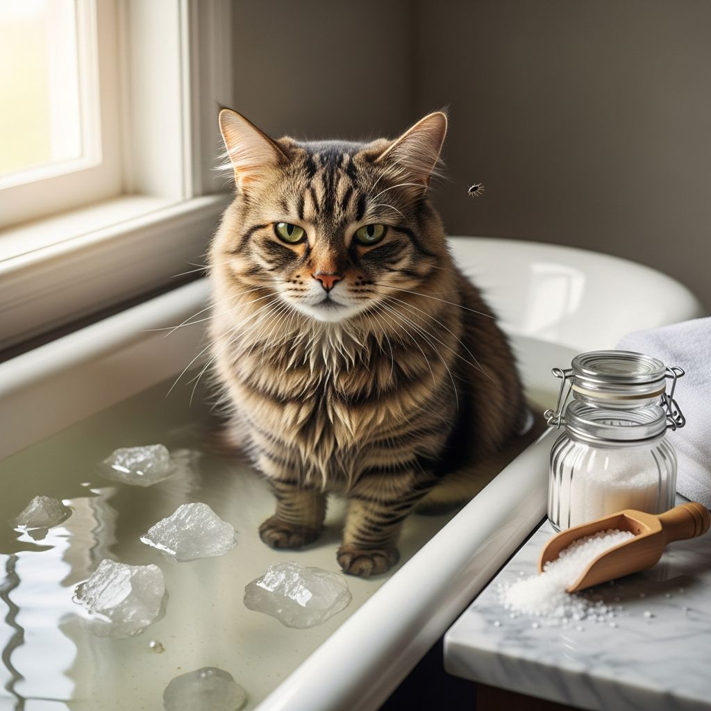 Epsom Salt Baths for Cat Fleas: Do They Work? Discover if Epsom salt baths truly combat fleas on cats and explore proven veterinary alternatives for lasting relief.