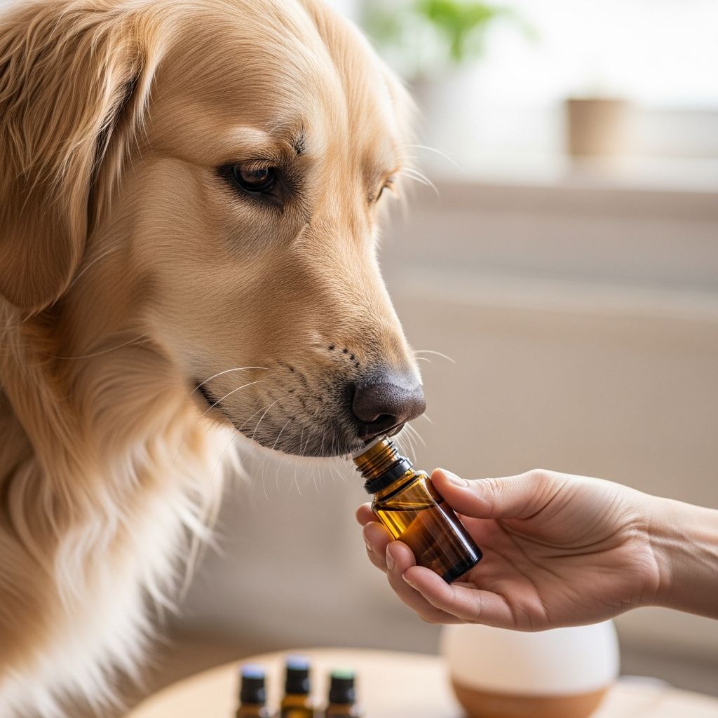 Essential Oils and Dogs: How Scent Influences Behaviour Discover how essential oils affect dog behaviour through scent, balancing benefits like relaxation with essential safety precautions.