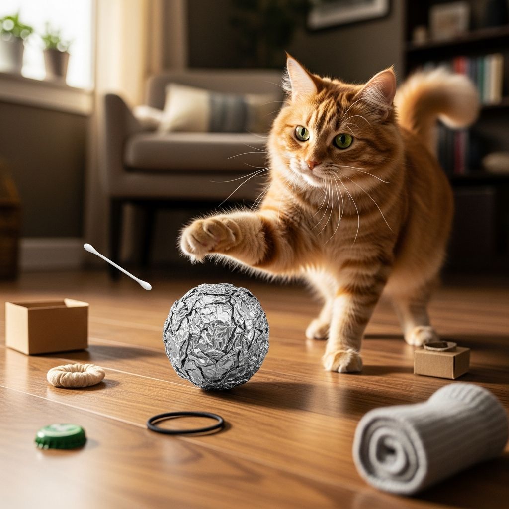 Everyday Items Cats Turn Into Toys: 7 Creative Ways To Play Discover how ordinary household objects spark your cat's playful instincts and provide endless entertainment without buying fancy toys.