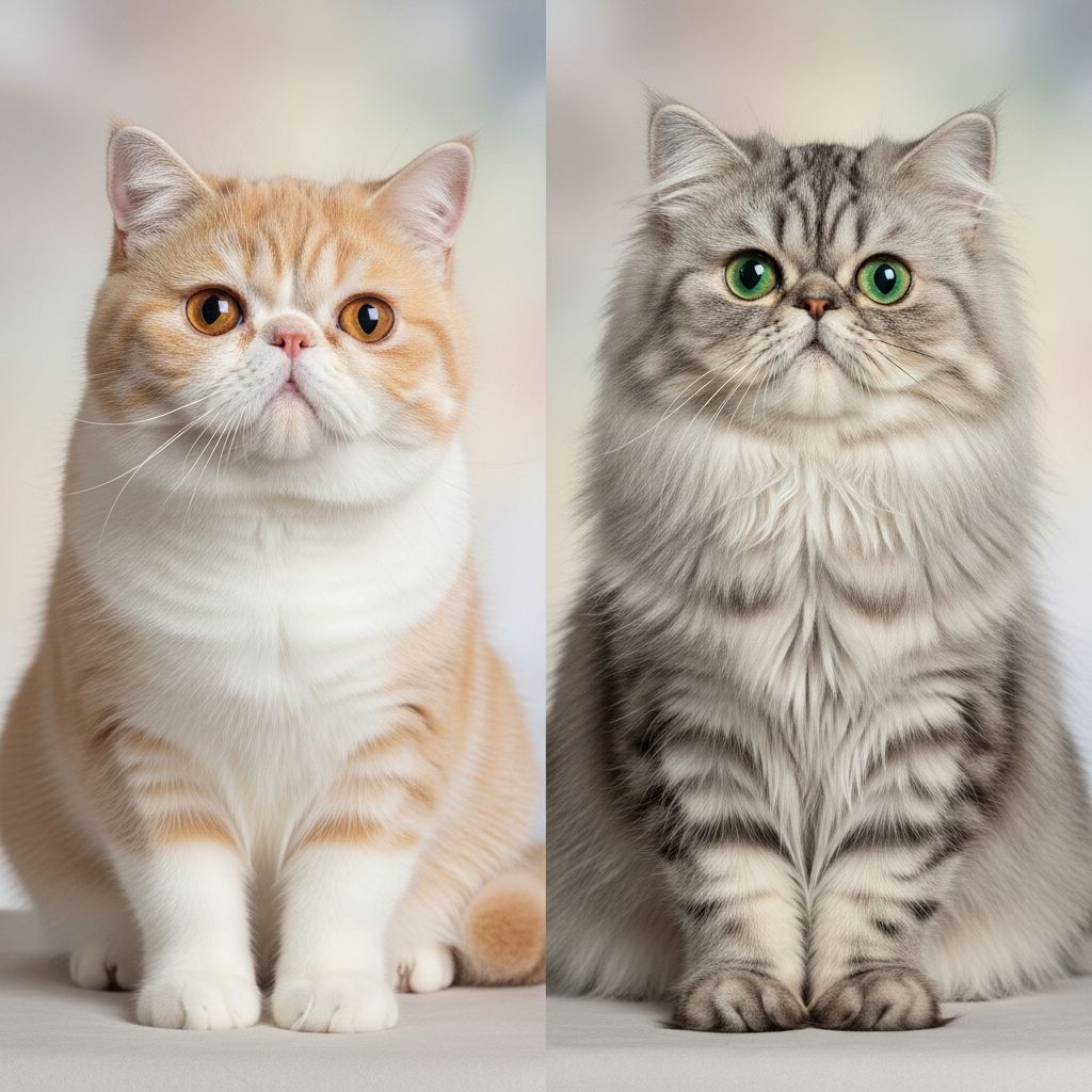 Exotic Shorthair Vs Persian Cat: Key Differences & Care Guide Discover the key differences between Exotic Shorthair and Persian cats to choose the perfect flat-faced feline companion for your lifestyle.