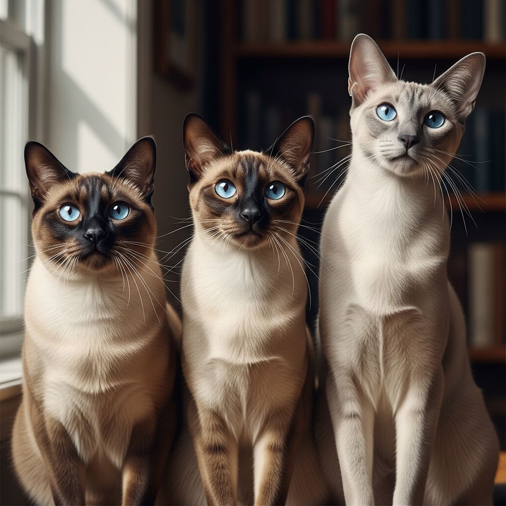 Siamese Cat Varieties: 3 Distinct Types And Related Breeds Discover the rich history, unique types, and care essentials of Siamese cats and their elegant relatives.