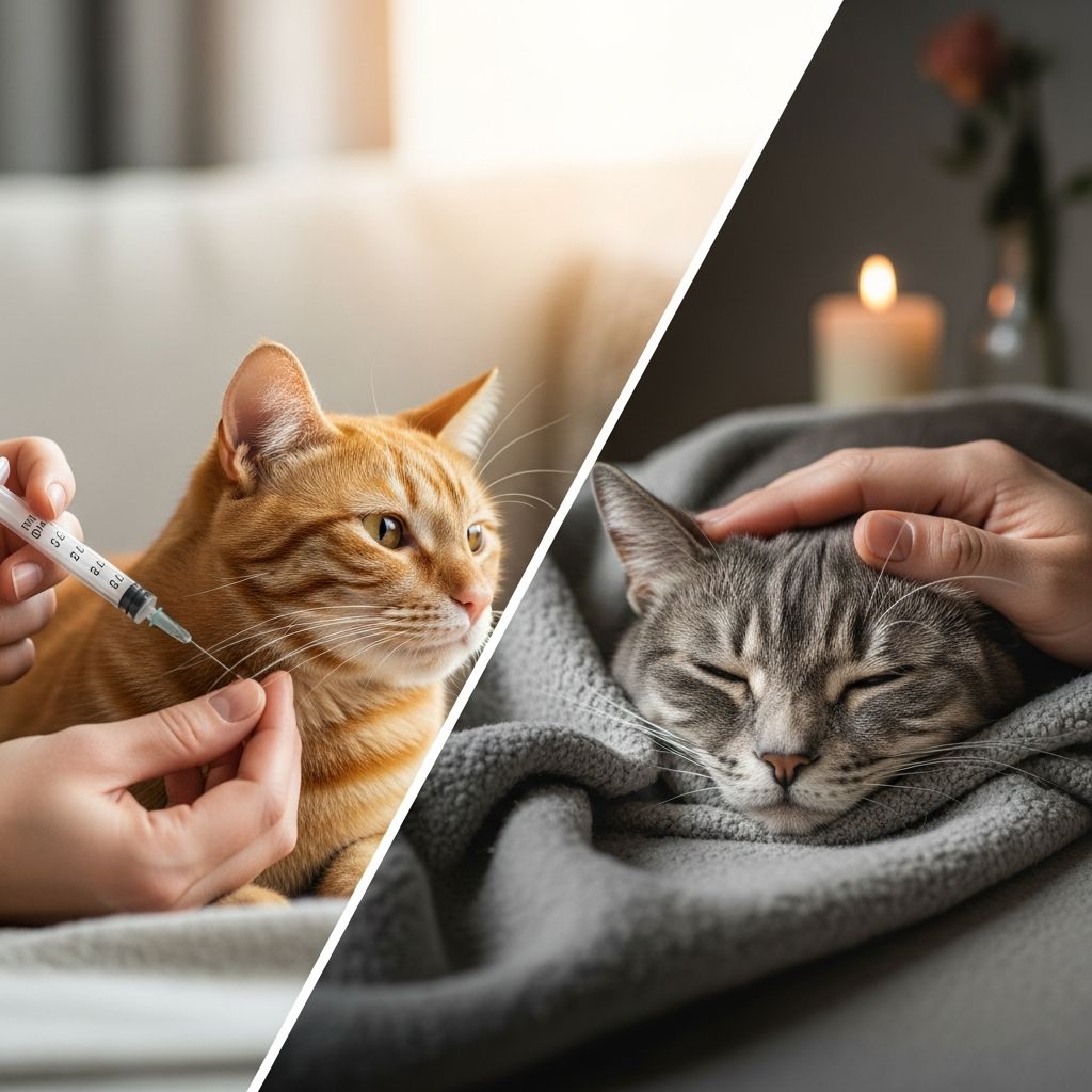 Explore compassionate options for diabetic cats and understand when treatment is viable.