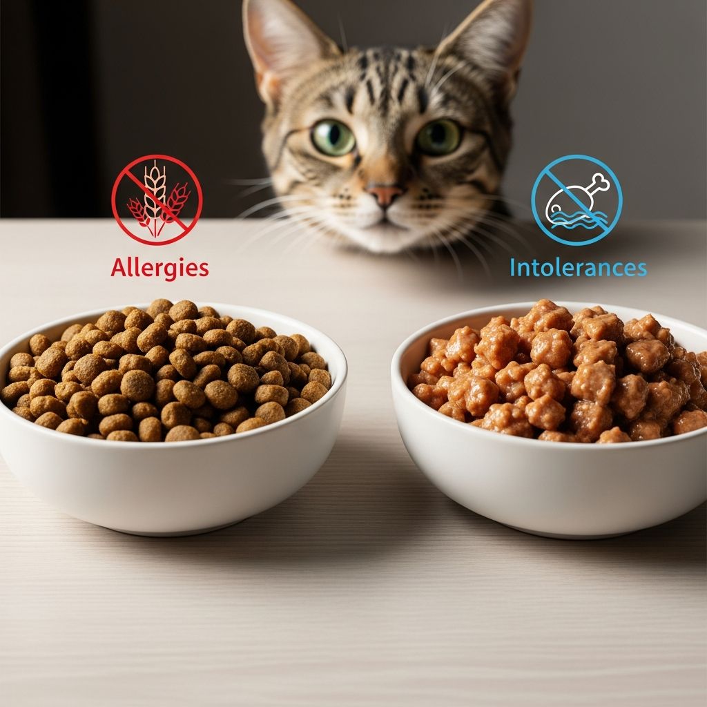 Understanding Feline Food Reactions: Allergies vs. Intolerances Learn to distinguish between immune-mediated and digestive food reactions in cats