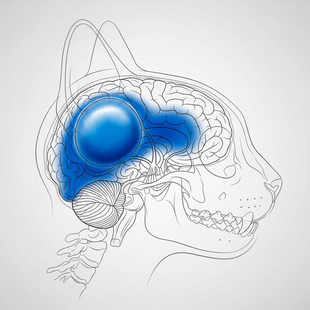 Understanding fluid buildup in cats' brains and effective management strategies