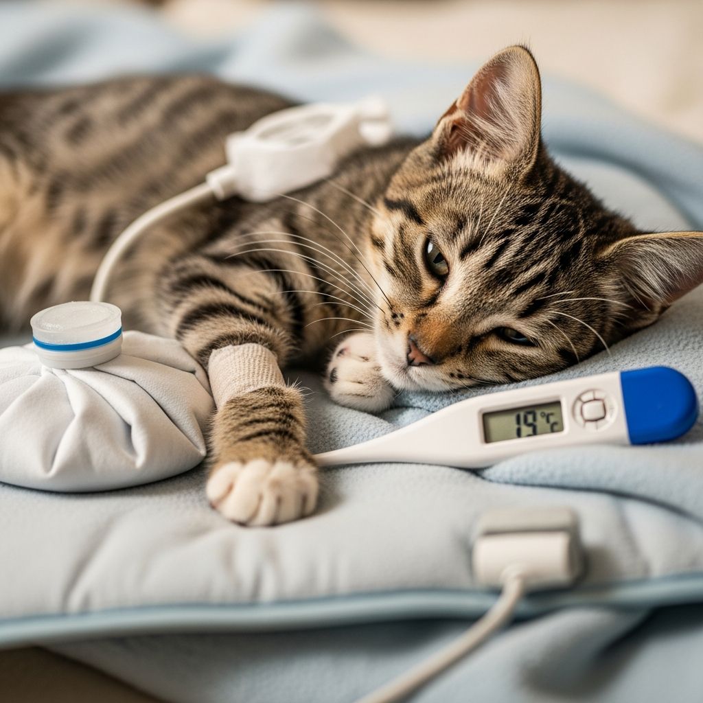 Master temperature-based recovery strategies to accelerate your cat's healing journey