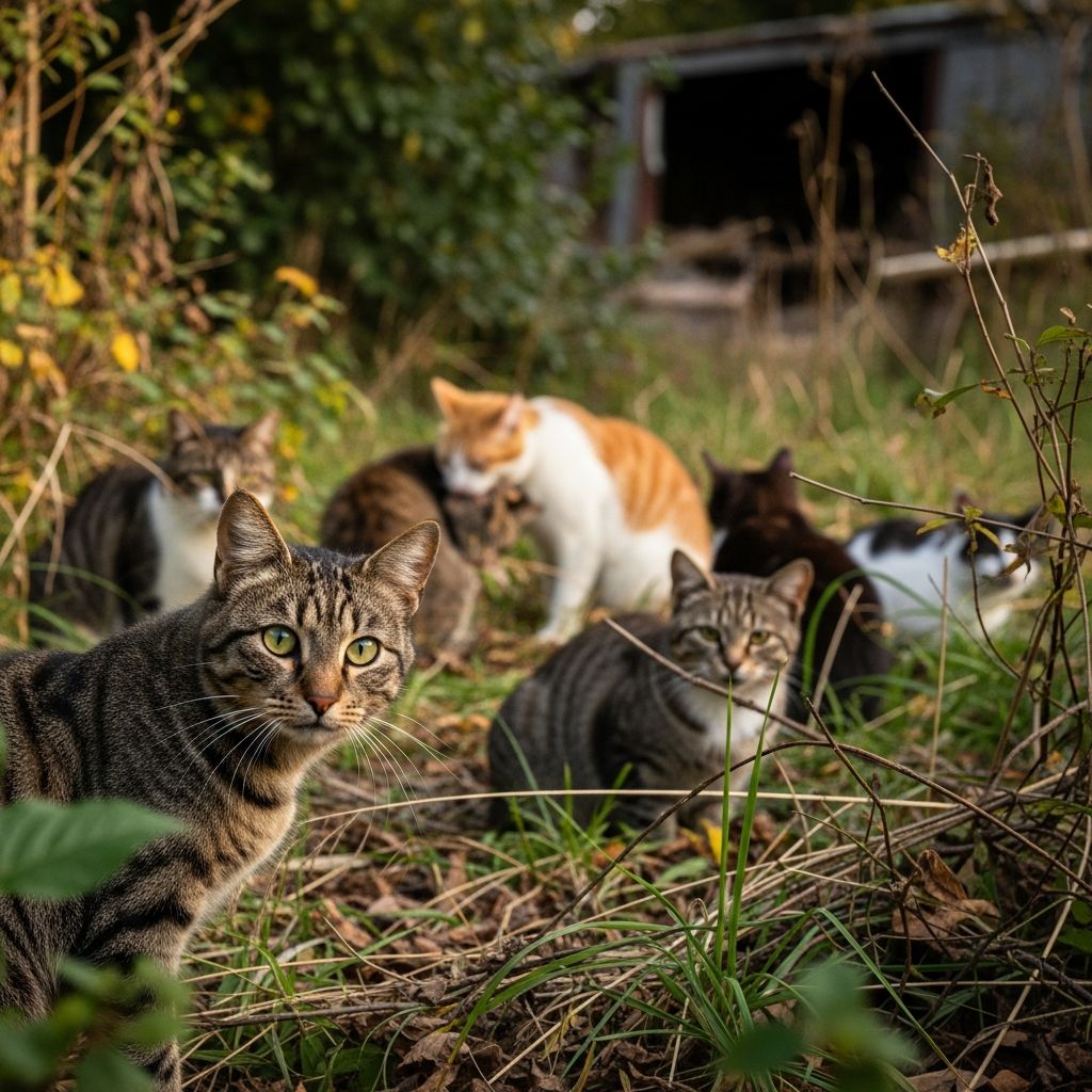 Feral Cat Colonies: Key Insights Into Behavior, Habitat & Care Discover the secrets of feral cat colonies, their social structures, survival tactics, and compassionate ways to support these resilient outdoor communities.