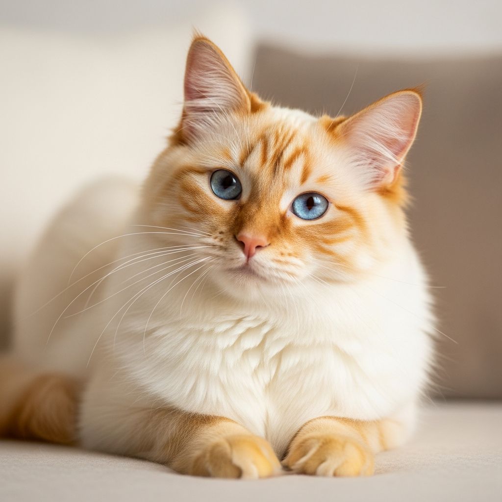 Flame Point Ragdoll Ultimate Guide: Care, Personality, & More Discover the gentle giant of cat breeds: the stunning Flame Point Ragdoll, with its creamy coat, fiery points, and loving personality perfect for calm homes.
