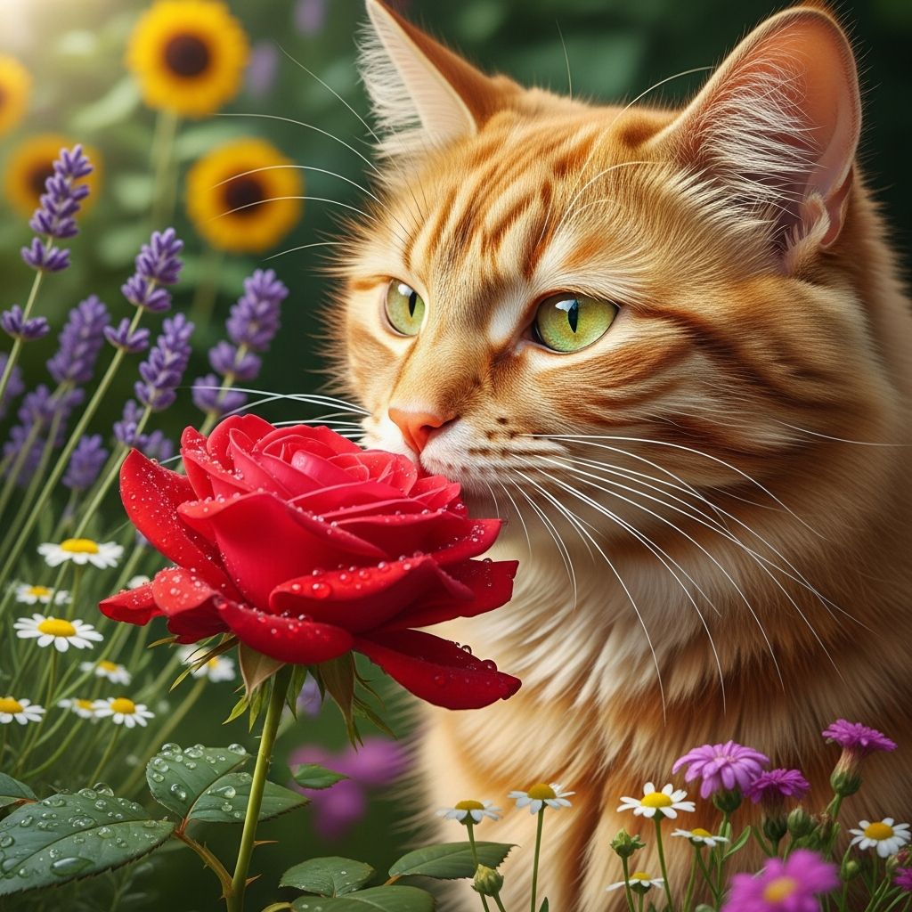 Discover enchanting flower-inspired names for your cat, blending nature's beauty with feline charm for the perfect moniker.