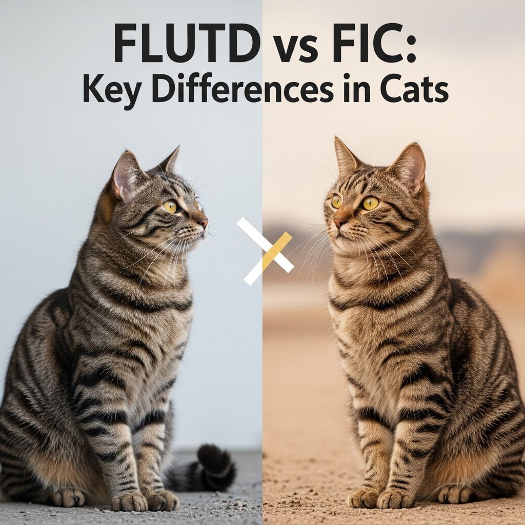 FLUTD Vs FIC: Signs, Causes, And Treatment Options Discover the essential distinctions between Feline Lower Urinary Tract Disease and Feline Idiopathic Cystitis to better manage your cat's urinary health.