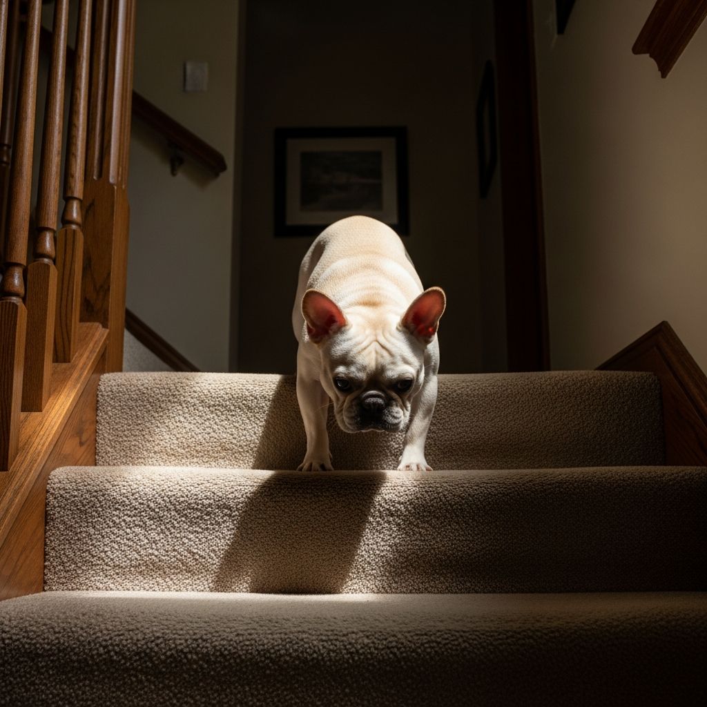 French Bulldogs and Stairs: Safe Navigation Guide Discover how French Bulldogs can safely handle stairs, key health risks to watch for, and practical steps to protect their mobility and spine.