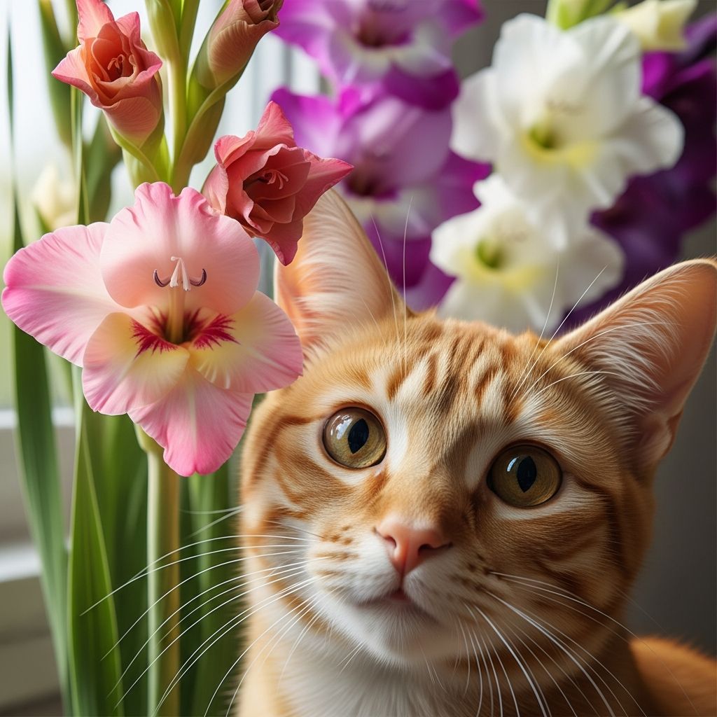 Gladiolus Toxicity In Cats: 6 Warning Signs & 5 Response Steps Discover why gladiolus plants pose risks to cats, recognize poisoning symptoms, and learn vital steps for prevention and emergency response.