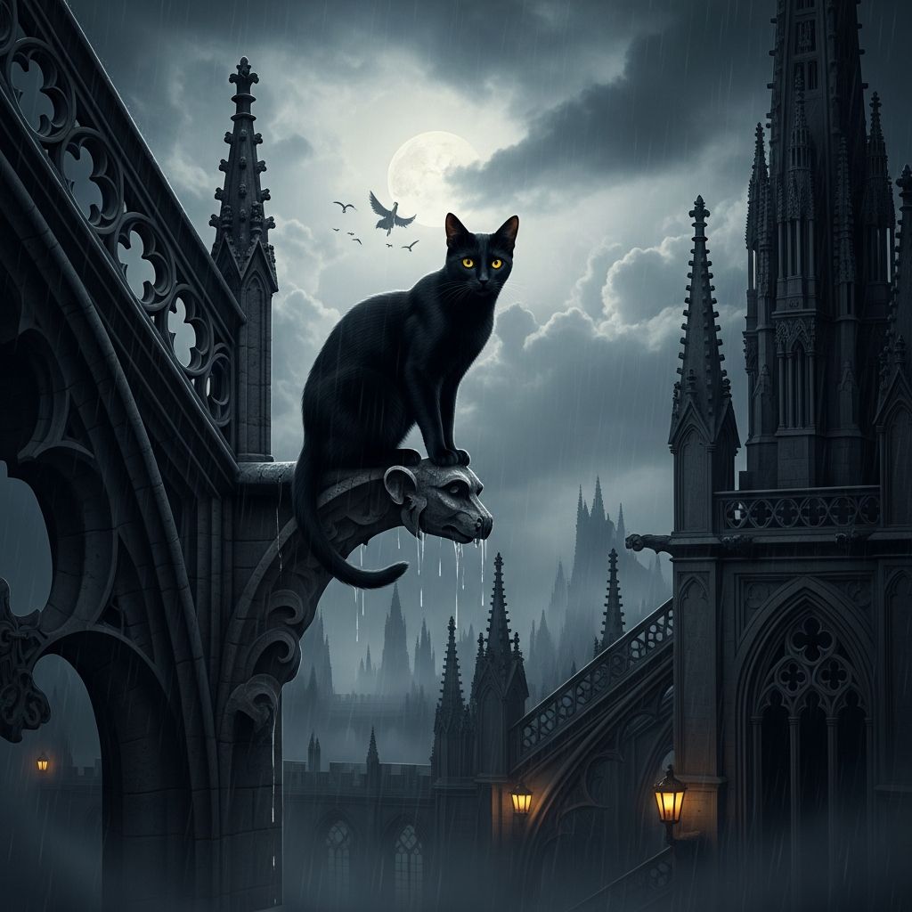Gothic Cat Names: 300+ Ideas for Dark Felines Discover over 300 shadowy, mysterious gothic cat names inspired by literature, mythology, colors, and more for your enigmatic feline companion.