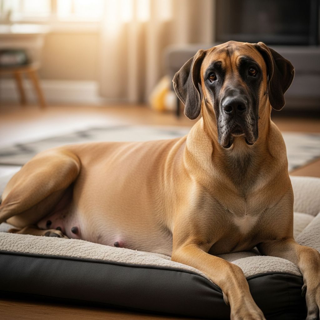 Great Dane Pregnancy Duration and Labor Guide Complete timeline of Great Dane gestation, developmental stages, and birthing process