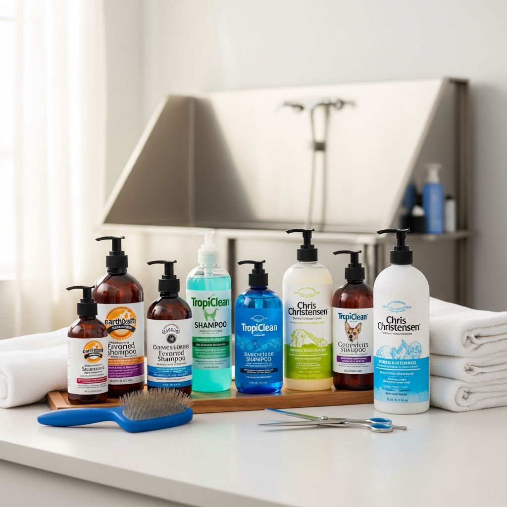 Groomers’ Favorite Dog Shampoos: 4 Salon-Approved Formulas Discover the professional-grade shampoos groomers trust for healthy, shiny dog coats and safe, effective cleaning.