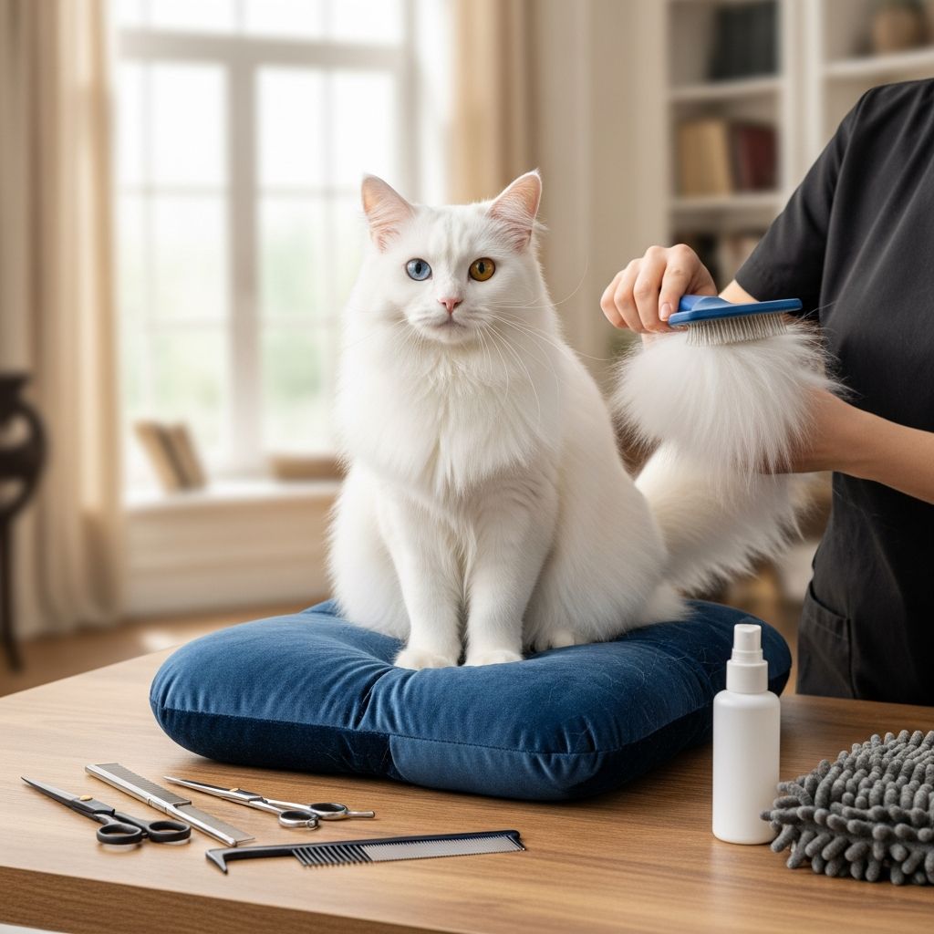 Grooming Turkish Angora Cats: Essential Care Guide Master essential grooming techniques for your Turkish Angora's silky coat, from brushing routines to nail care for a healthy, happy feline.