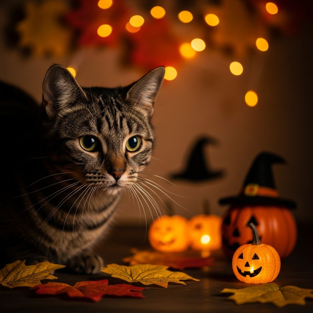 Halloween Safety Tips For Cats: 8 Essential Precautions Essential guide to protect your feline friends from Halloween hazards like toxic candy, scary costumes, and decorations.